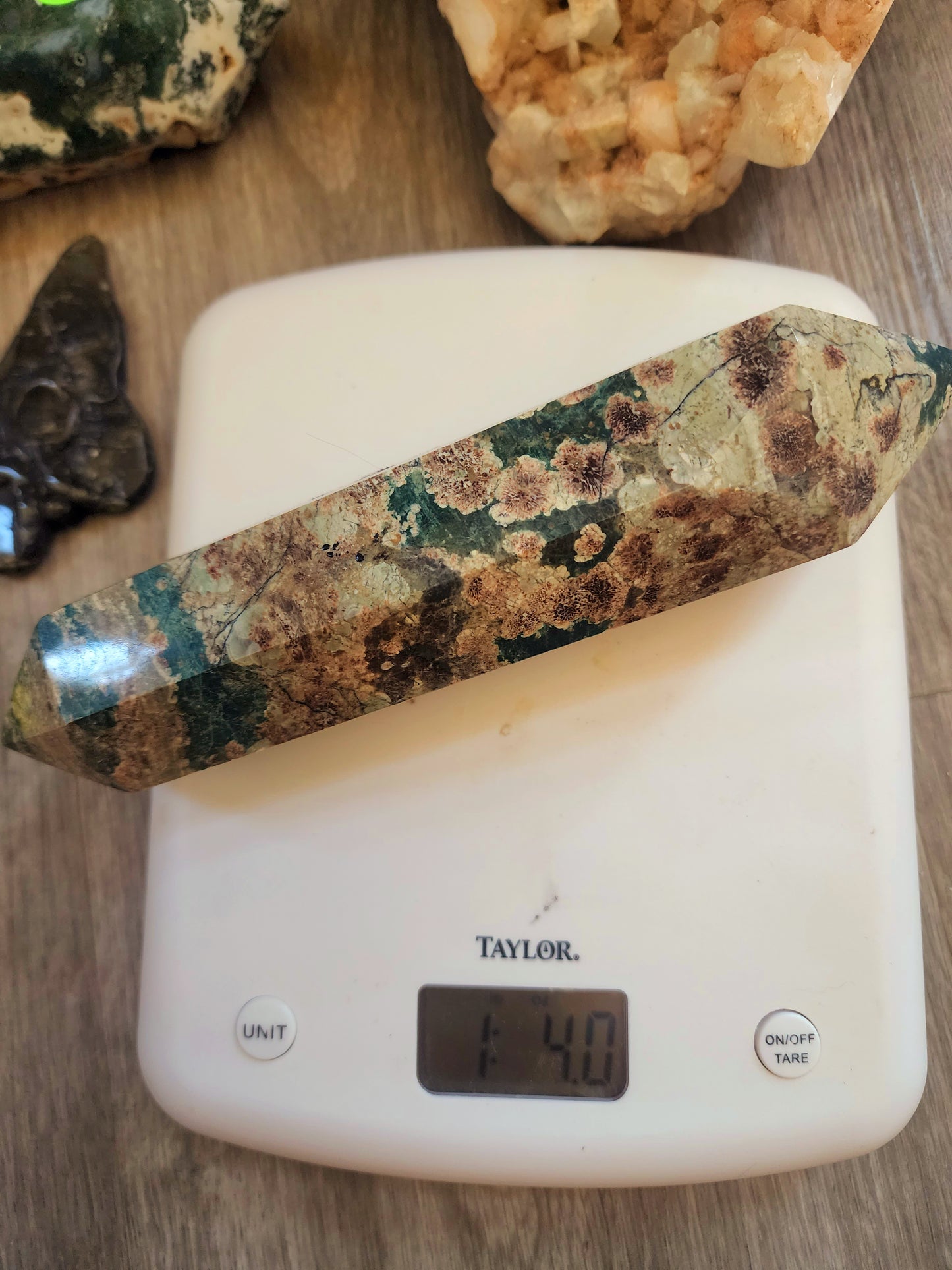 Large 1 lb flower jasper dt
