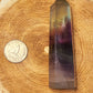 Rainbow fluorite tower
