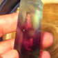 Rainbow fluorite tower