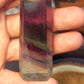 Rainbow fluorite tower