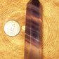 Rainbow fluorite tower