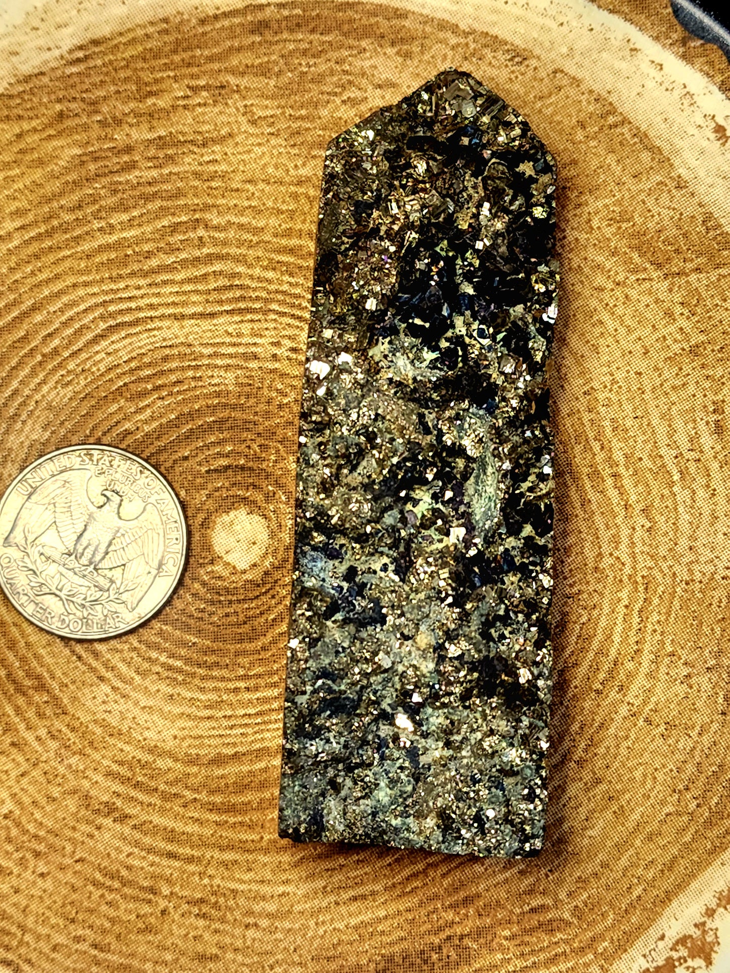 Beautiful high quality pyrite tower