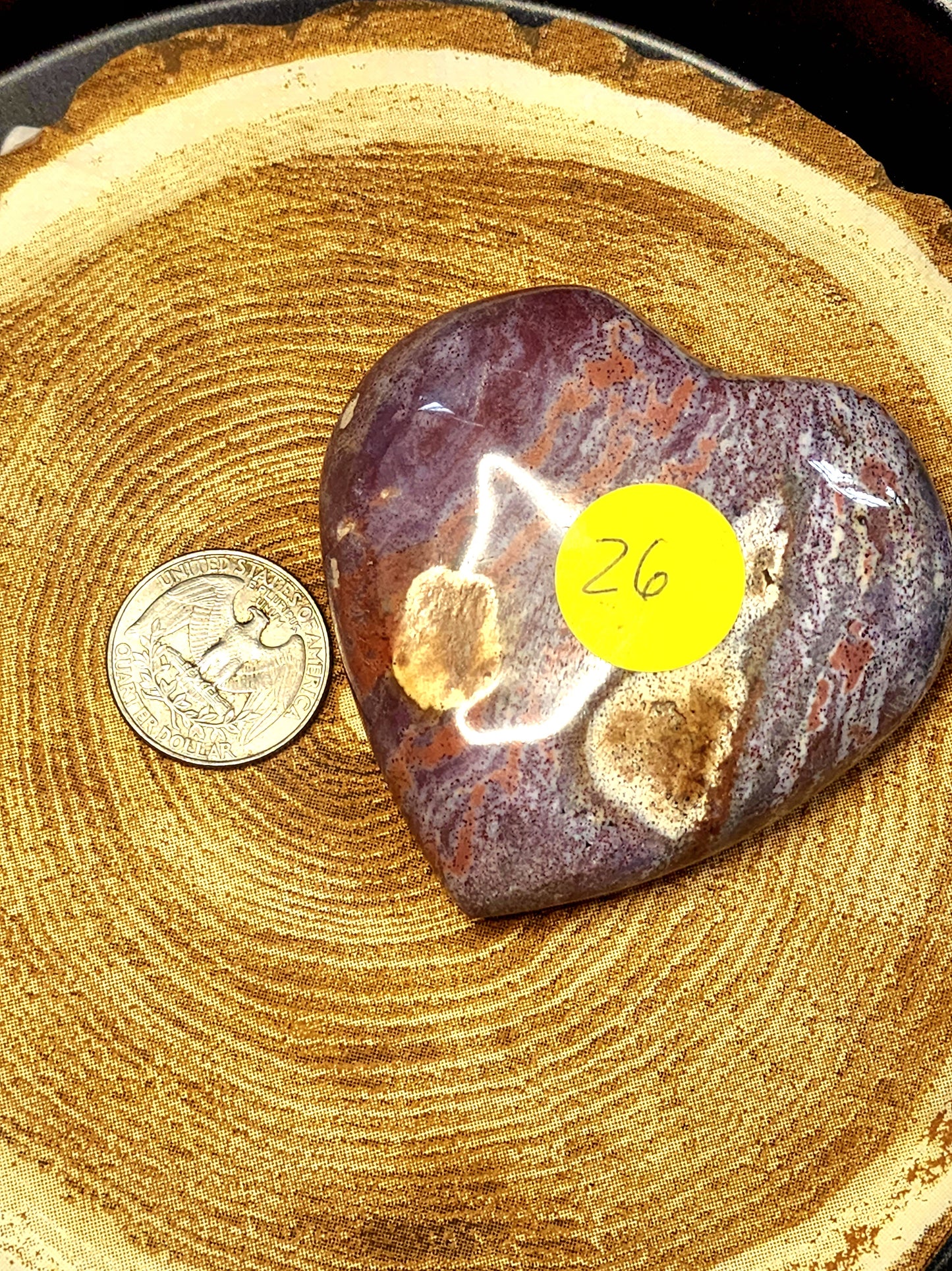 Ocean jasper heart