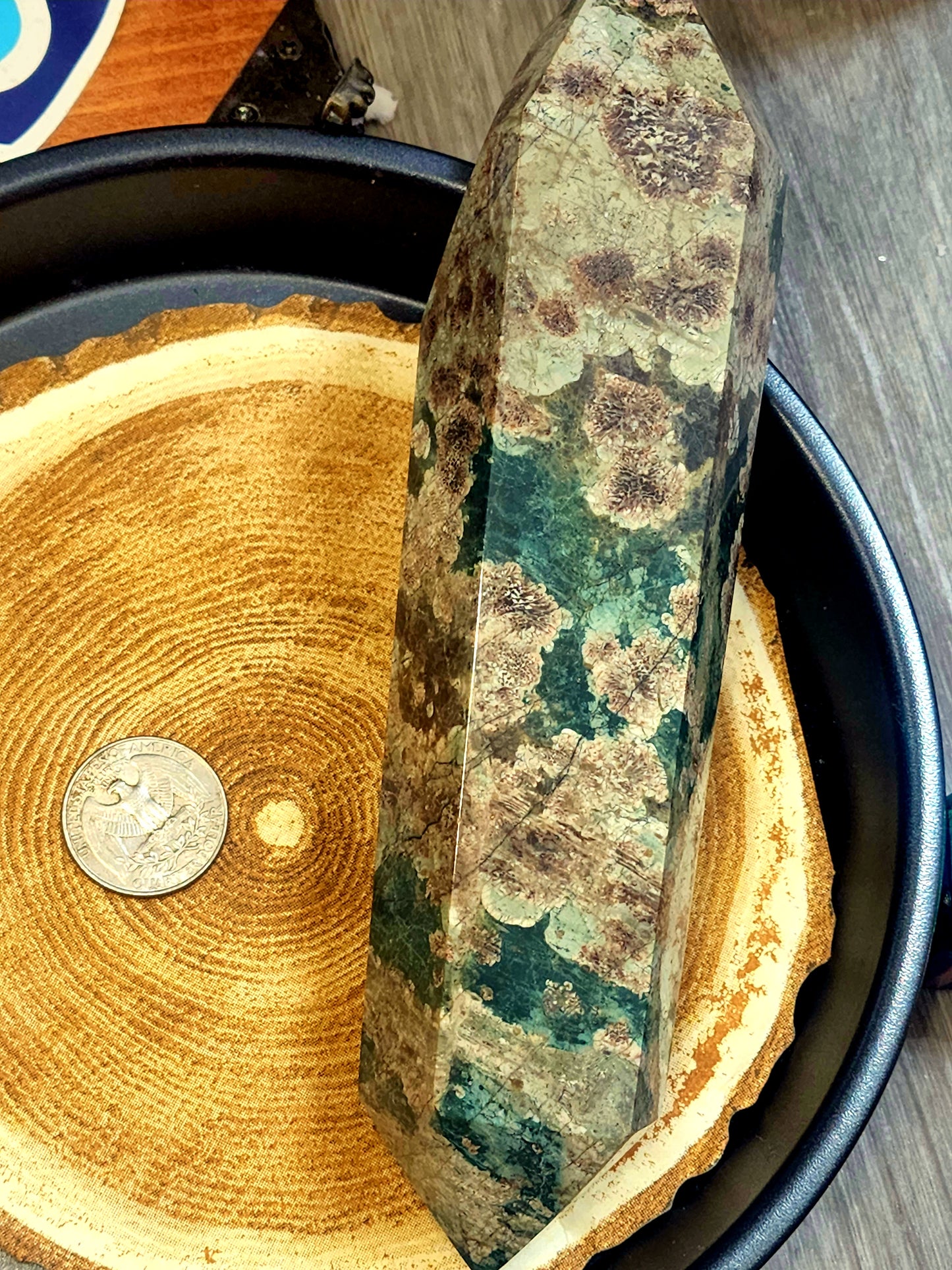 Large 1 lb flower jasper dt