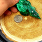 Large polished malachite specimen