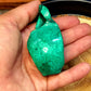 Large polished malachite specimen