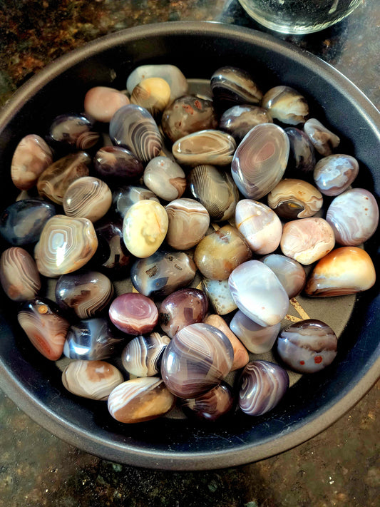 Botswana agate tumble