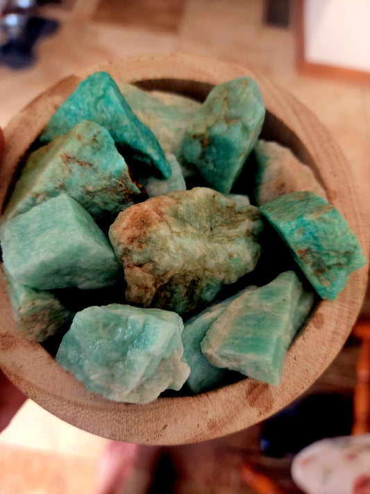 Raw amazonite chunks!!!!