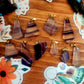 Rainbow fluorite pendant