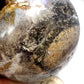 Large druzy ocean jasper sphere