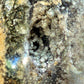 Large druzy ocean jasper sphere