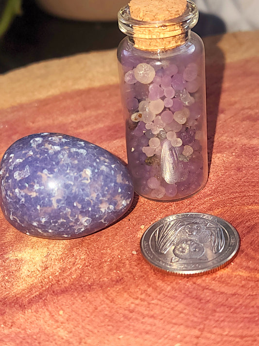 Grape agate jars!! With grape agate tumble