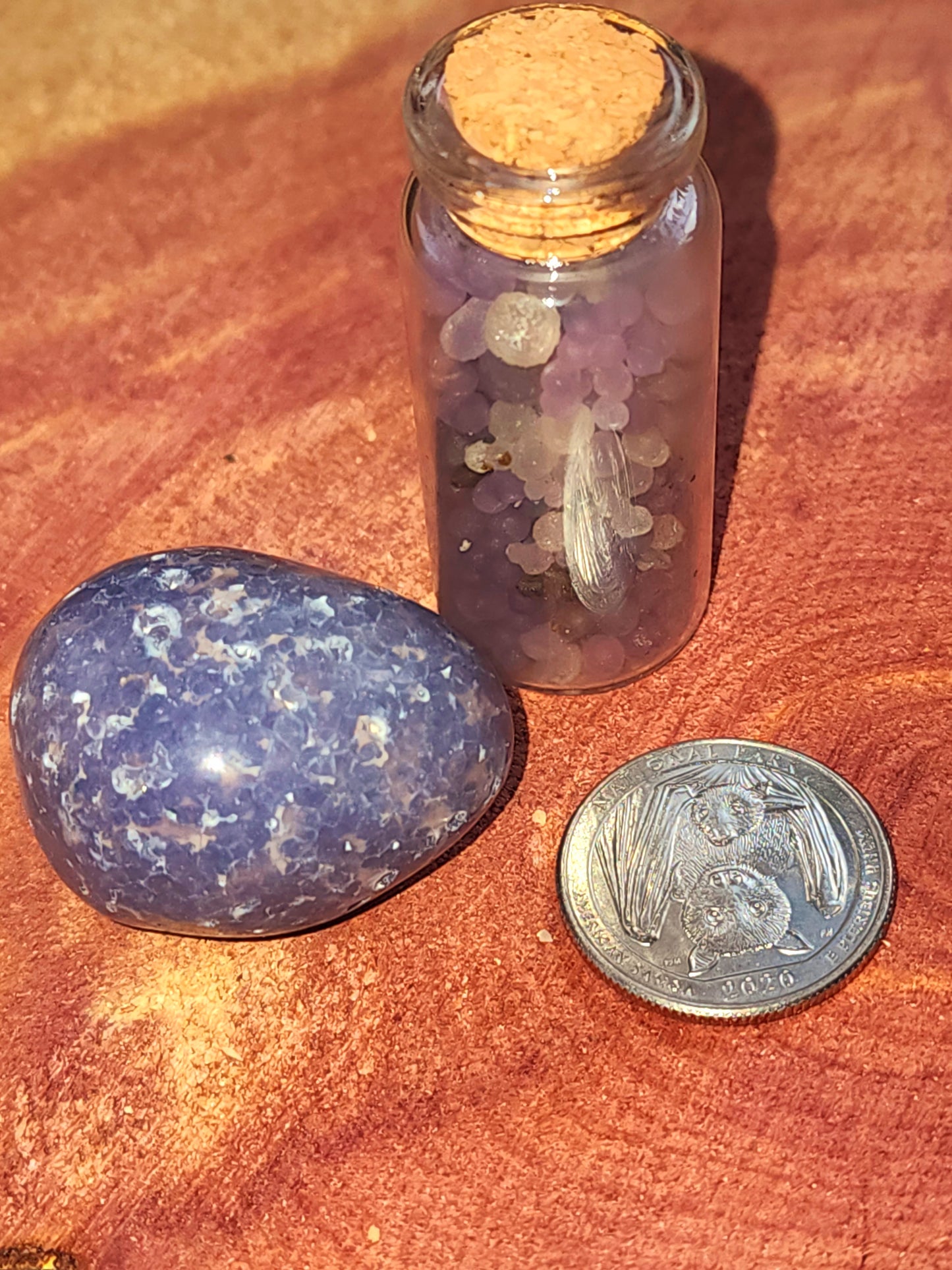 Grape agate jars!! With grape agate tumble