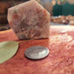 Green flower agate freeform