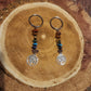 Chakra tree of life keychain