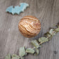 Brown aragonite sphere 1