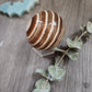 Brown aragonite sphere 4