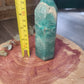 Amazonite with smokey quartz tower