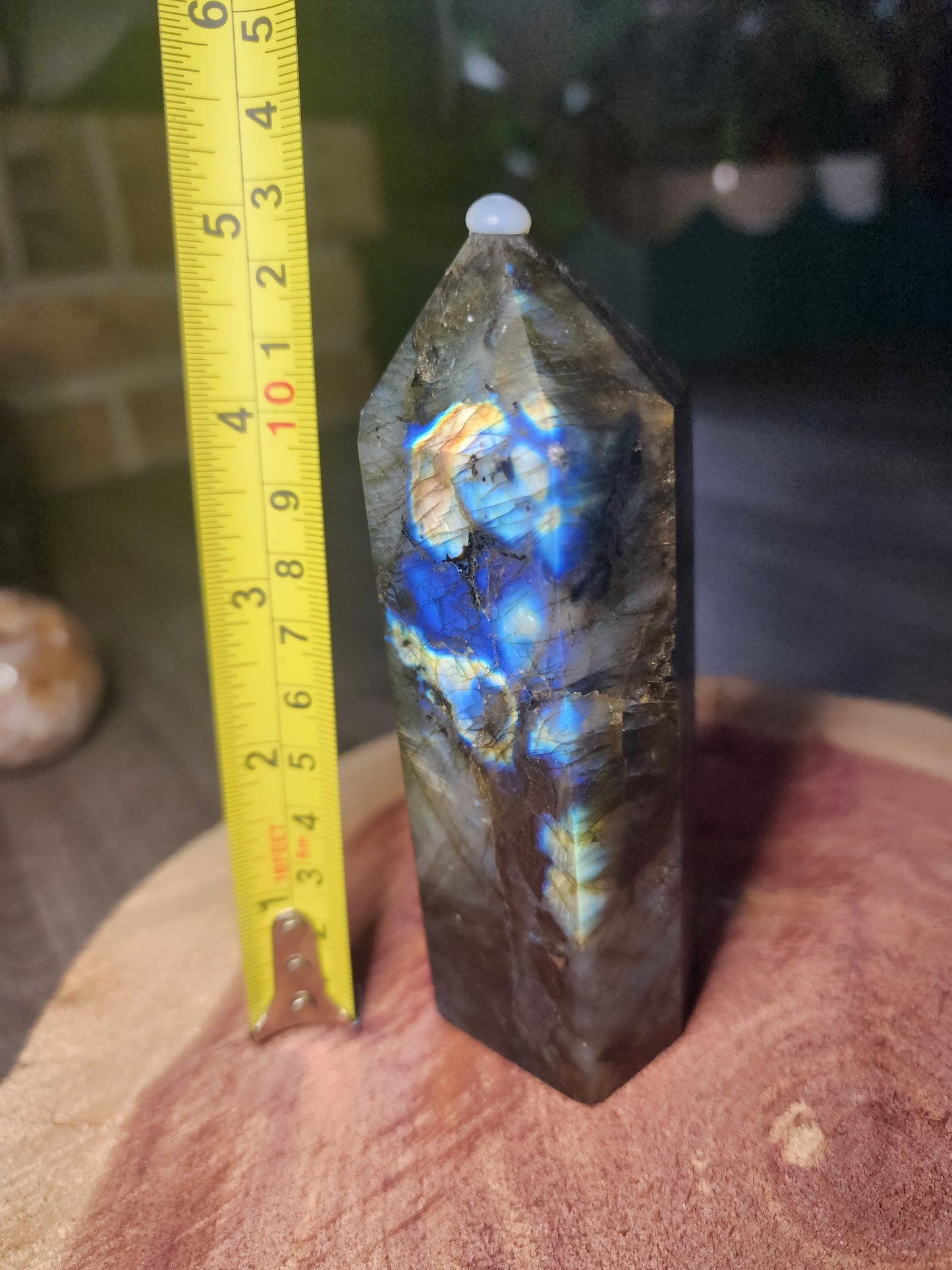 Super flashy labradorite tower!!!!