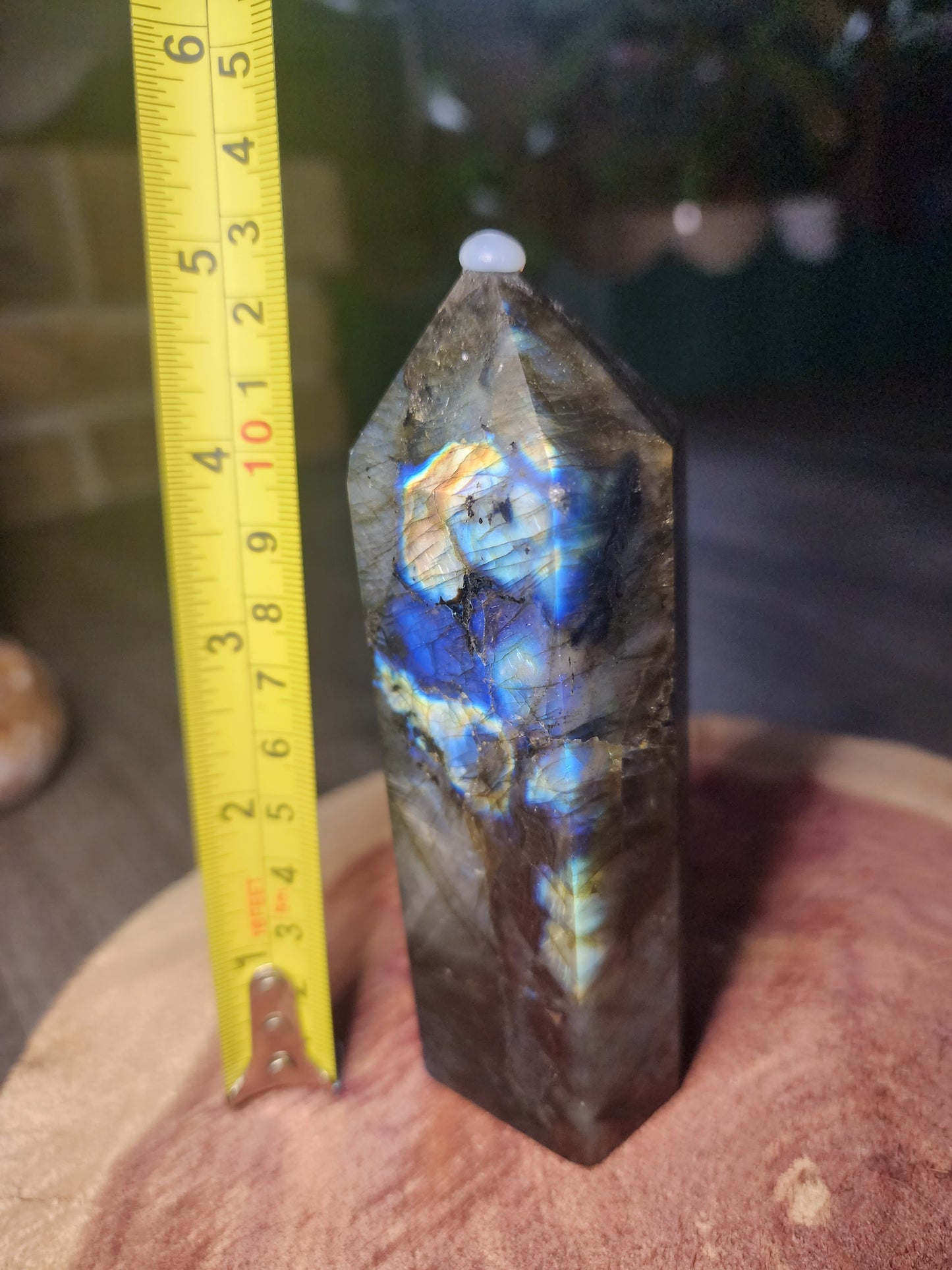 Super flashy labradorite tower!!!!