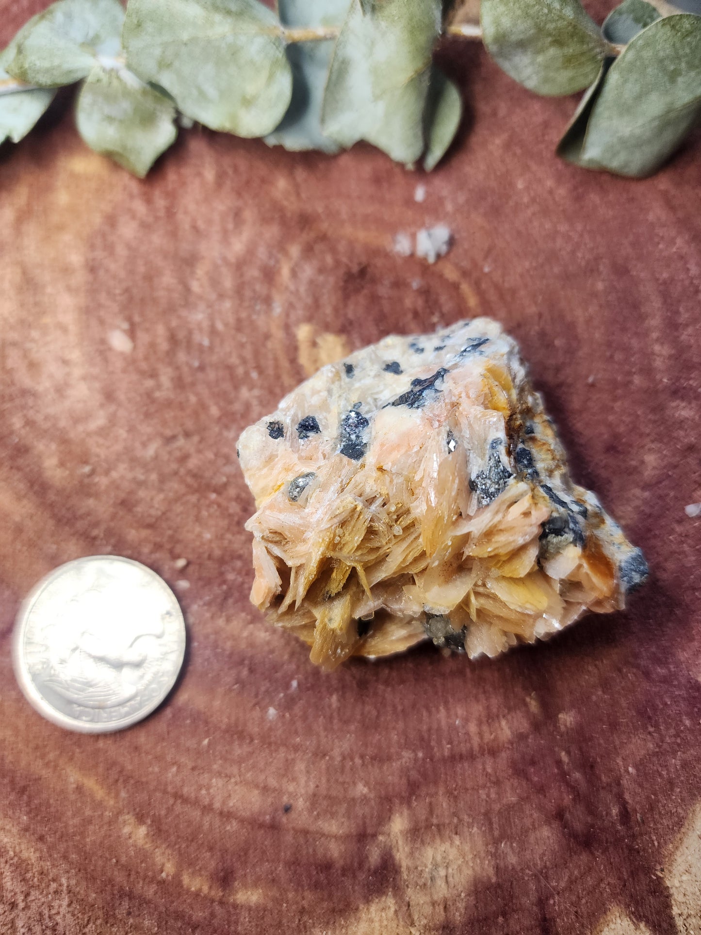 Barite cerrusite and galena specimen