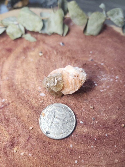 Barite cerrusite and galena specimen