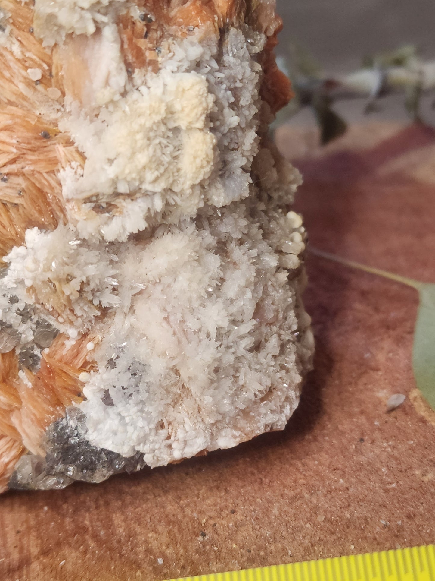 Barite Cerrusite and Galena specimen with amazing calcite growth!!