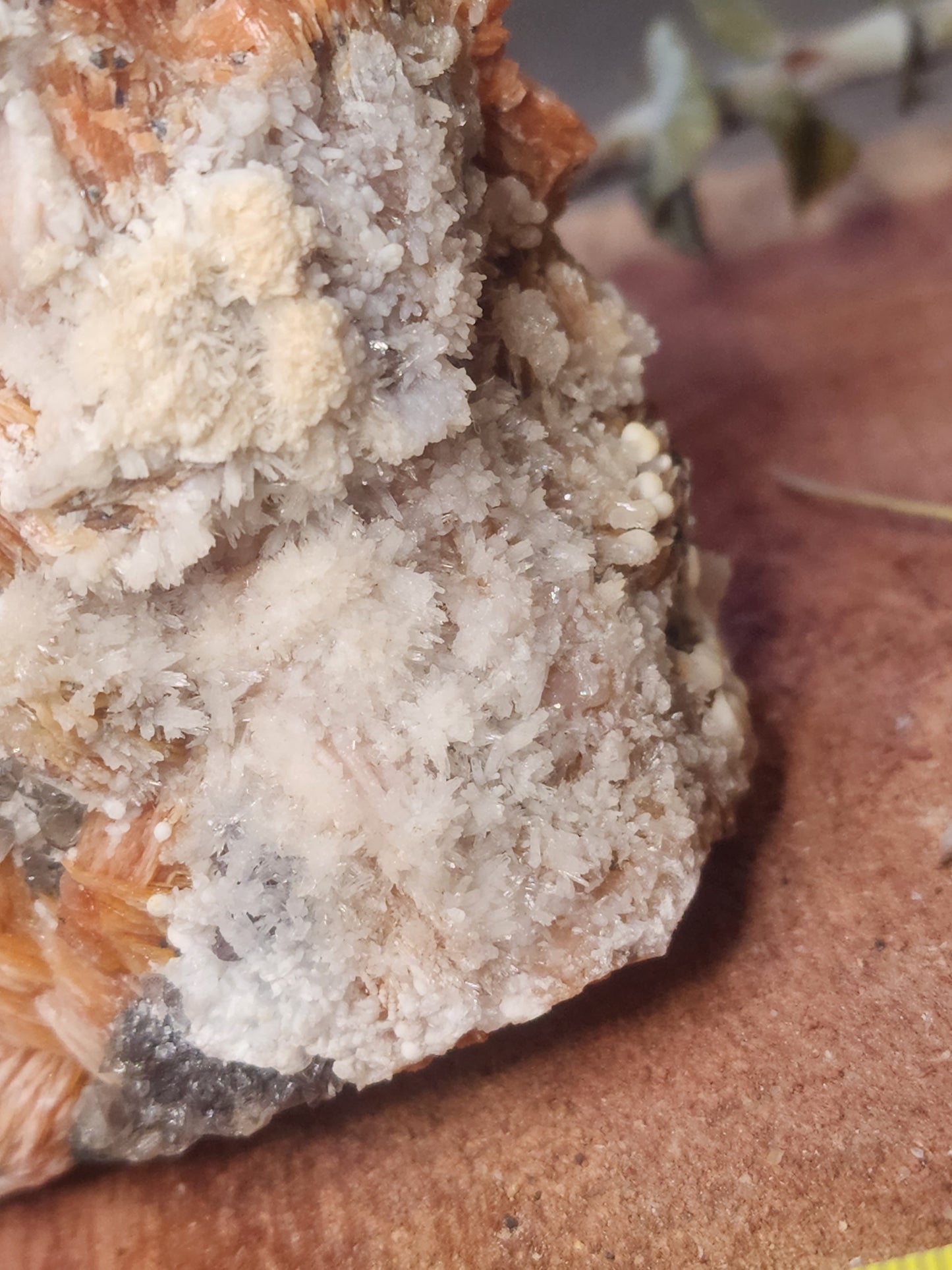 Barite Cerrusite and Galena specimen with amazing calcite growth!!