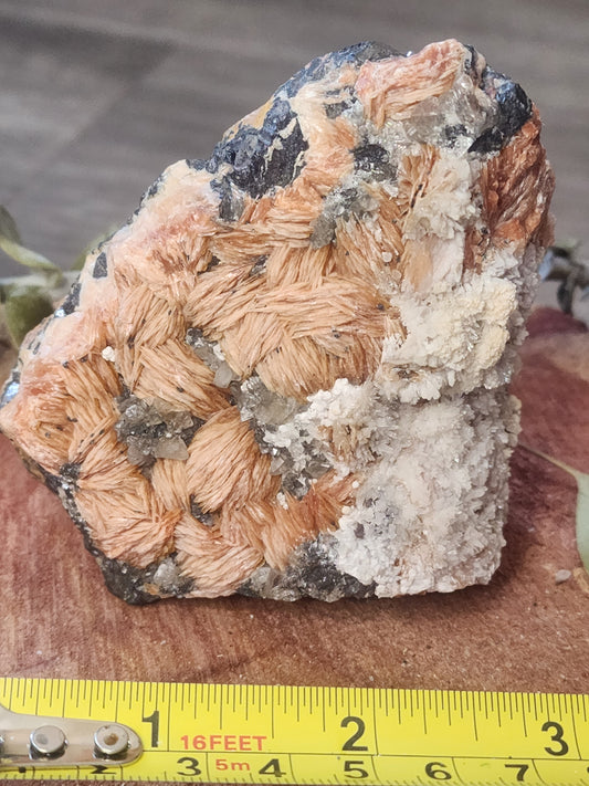 Barite Cerrusite and Galena specimen with amazing calcite growth!!