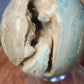Blue aragonite druzy sphere