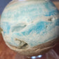 Blue aragonite druzy sphere
