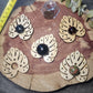 Monstera leaf sphere holder