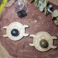 Triple moon goddess pentagram sphere holder