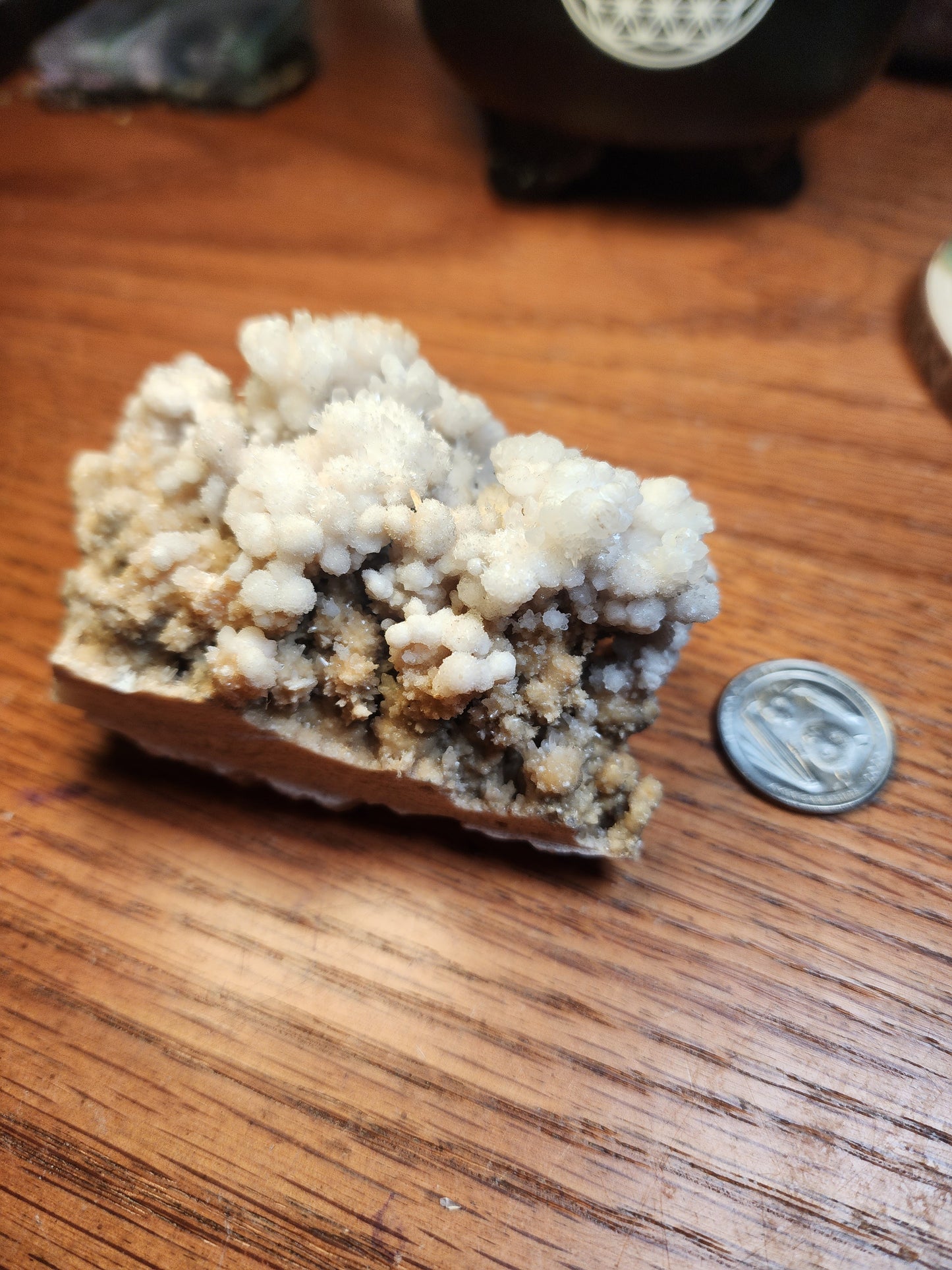 Gorgeous Calcite Flower specimen with quartz
