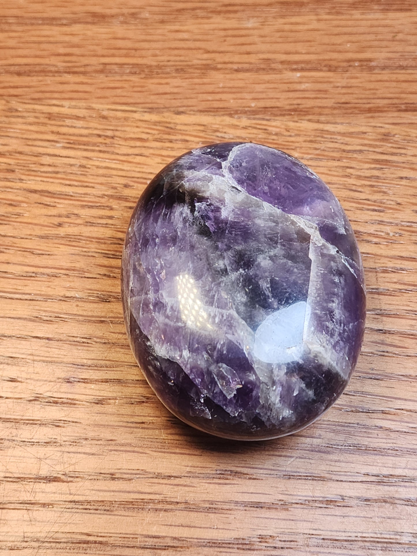 Gorgeous amethyst palmstone