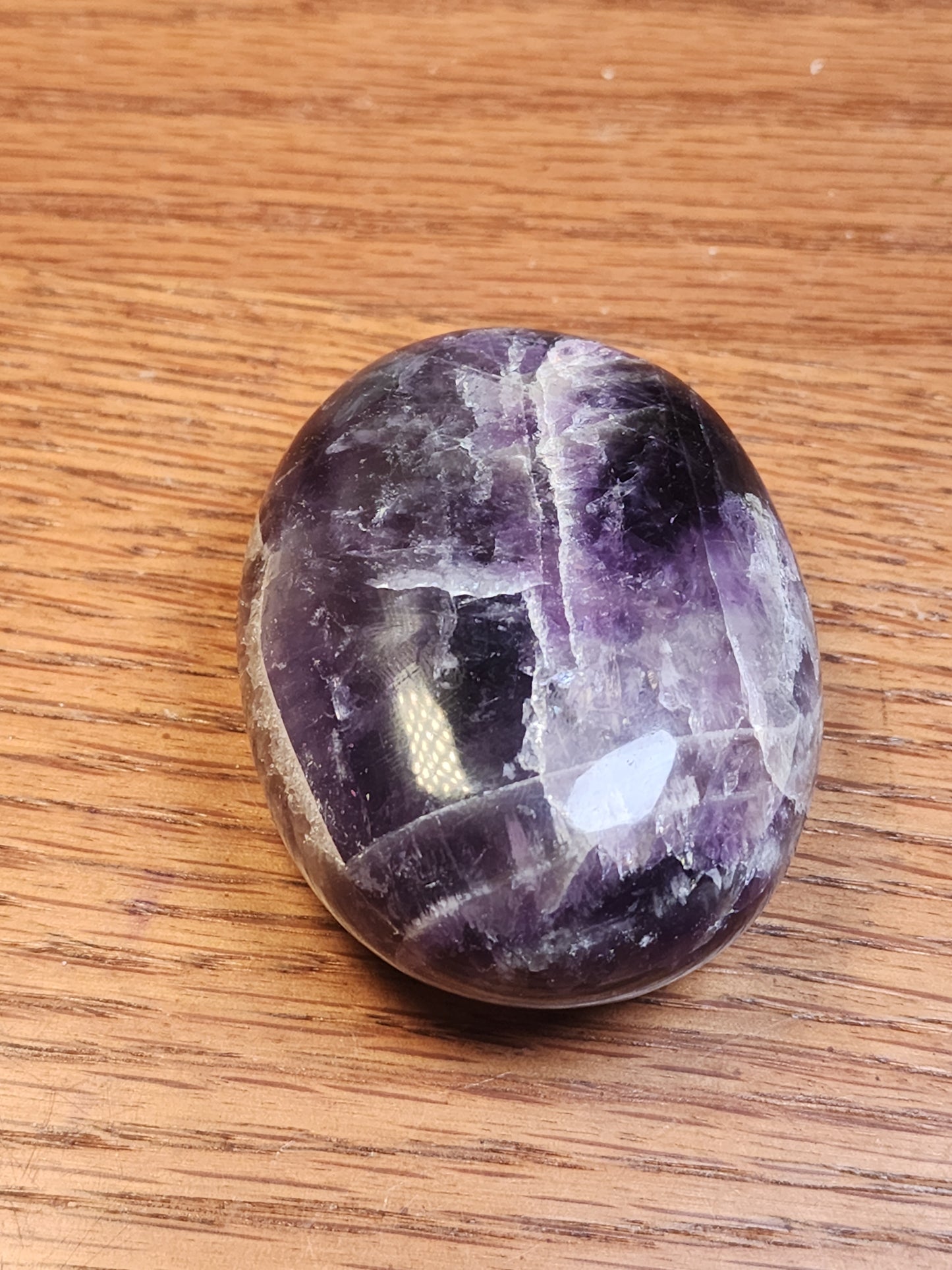 Gorgeous amethyst palmstone