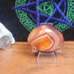 Red mexican agate palmstone
