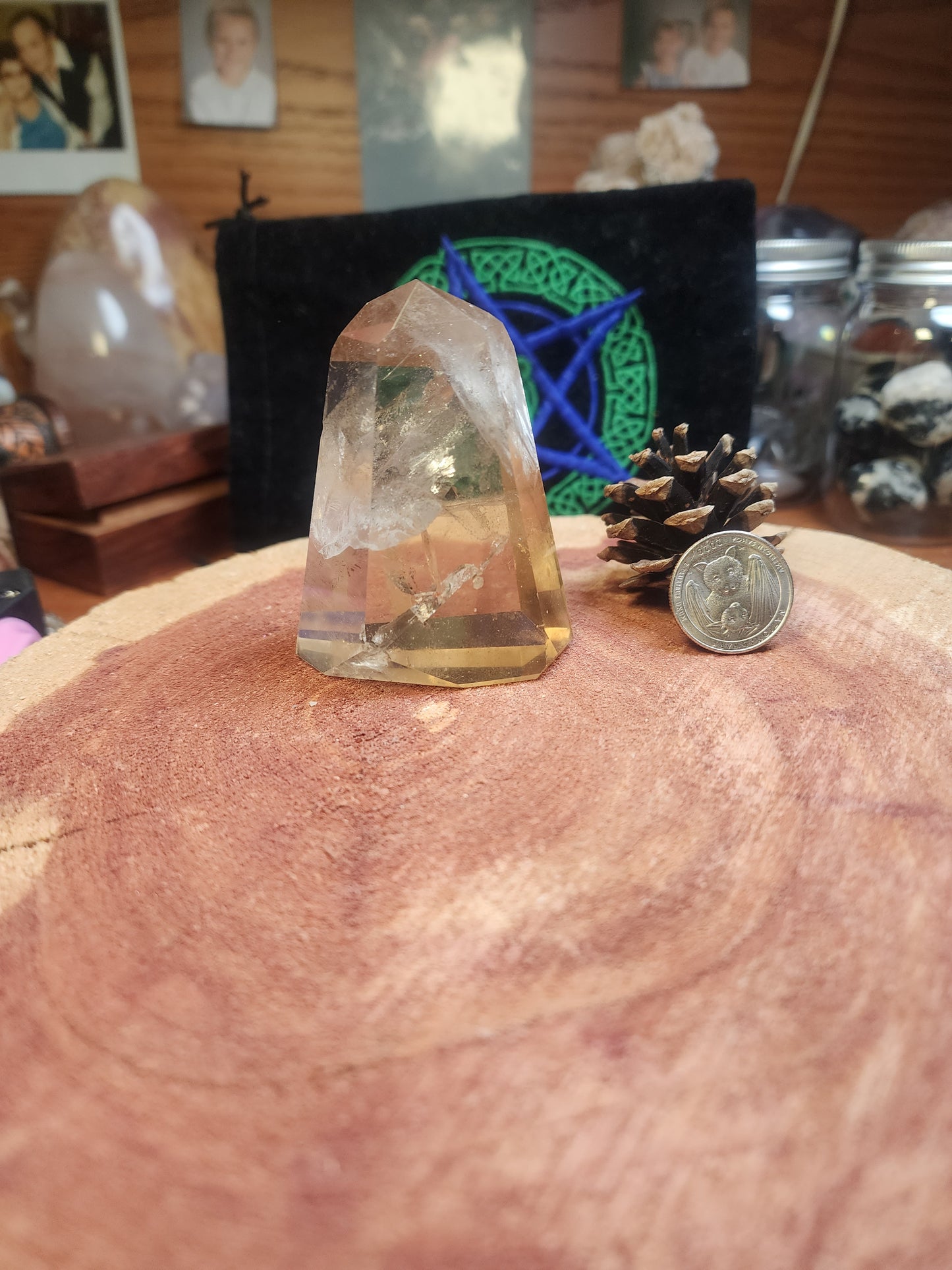 Phantom natural citrine tower!!