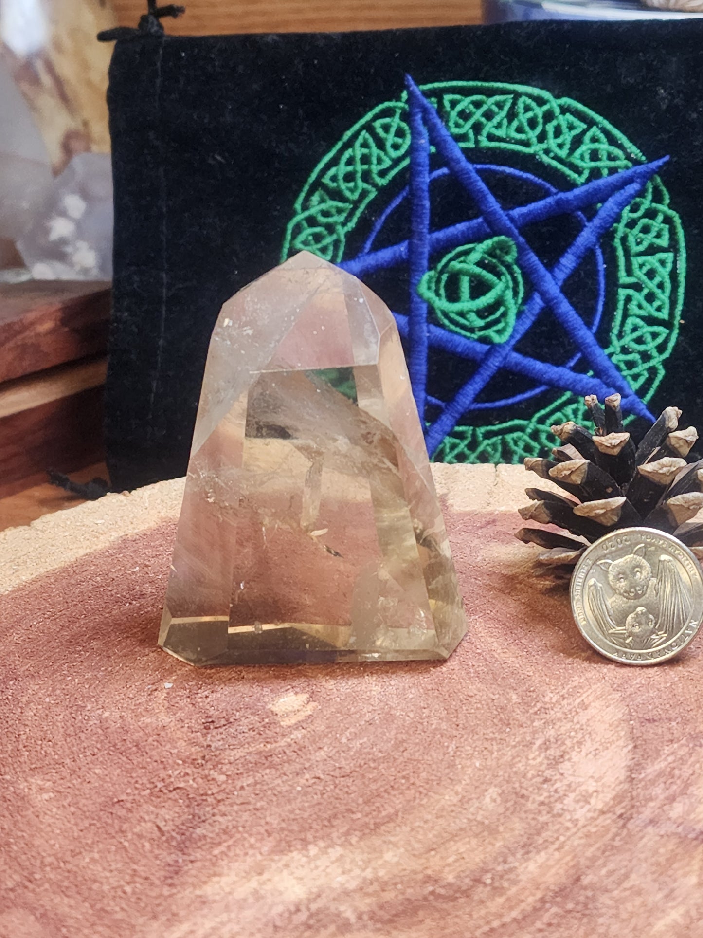 Phantom natural citrine tower!!