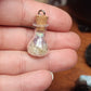 Ethiopian opal x grape agate x mini natural citrine jar necklace