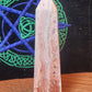 Pink crazy lace agate tower