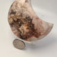 Druzy pink amethyst moon