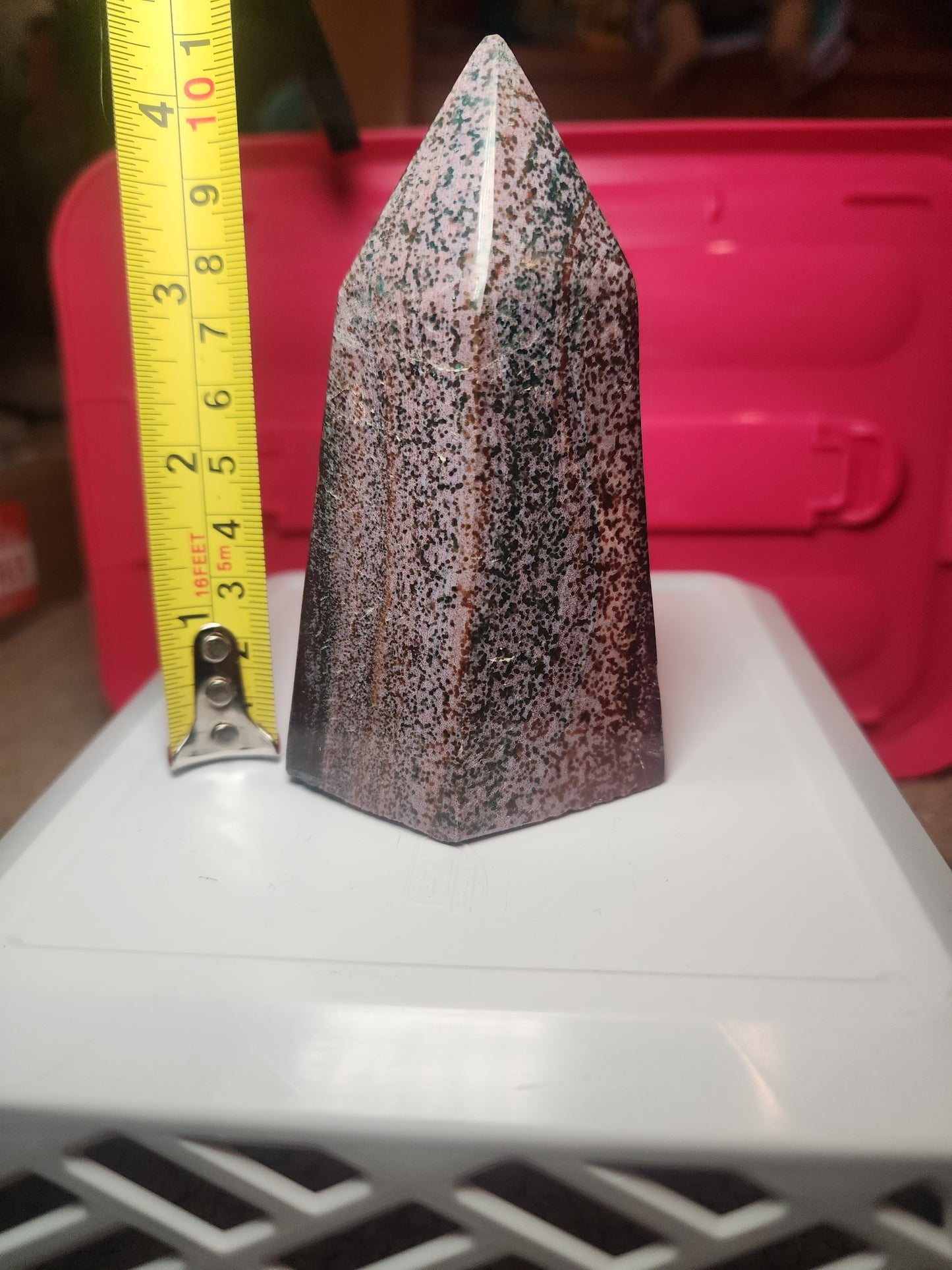 Gorgeous ocean jasper tower
