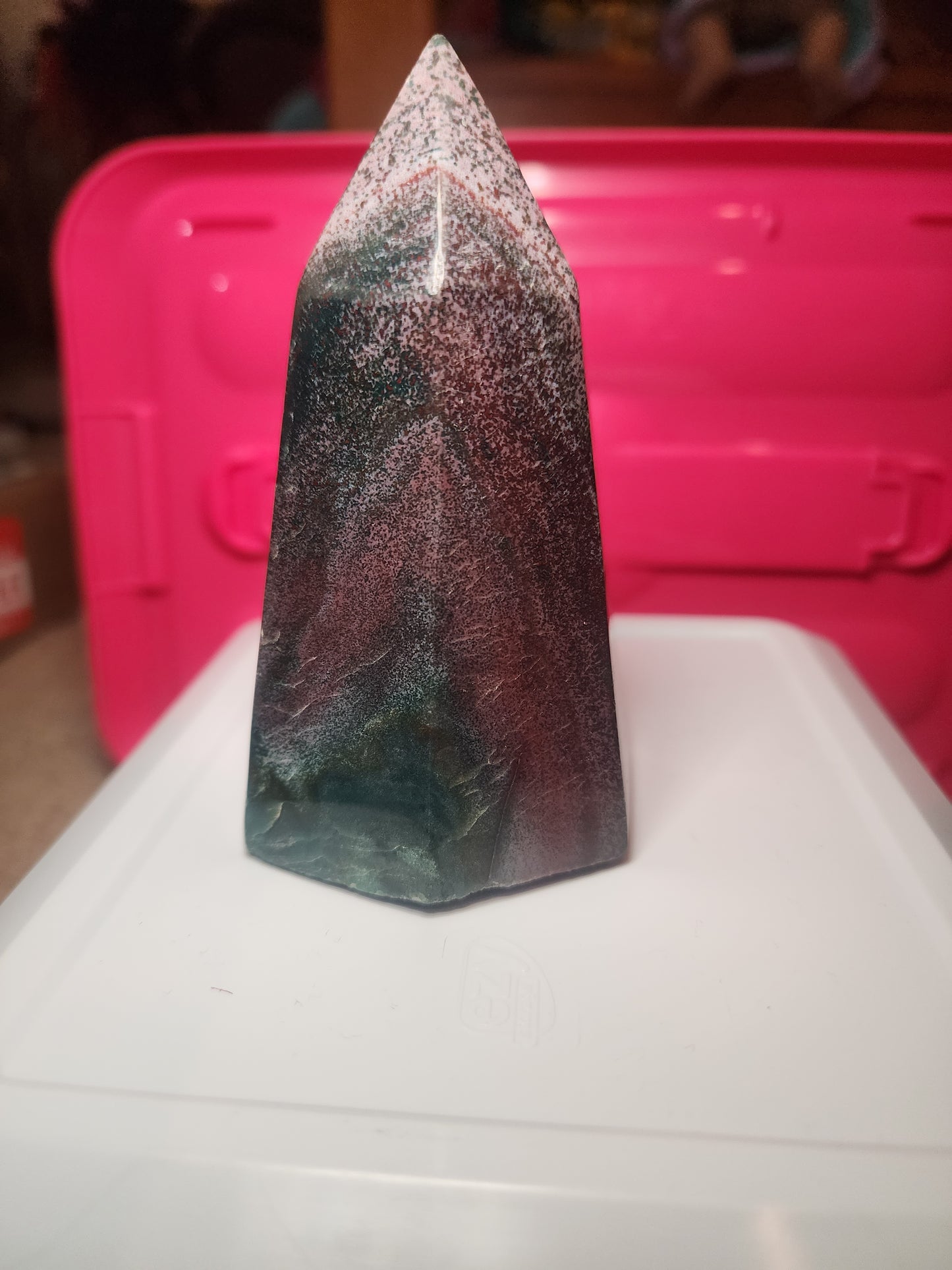 Gorgeous ocean jasper tower