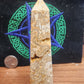 Druzy crazy lace agate tower