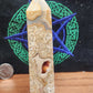 Druzy crazy lace agate tower
