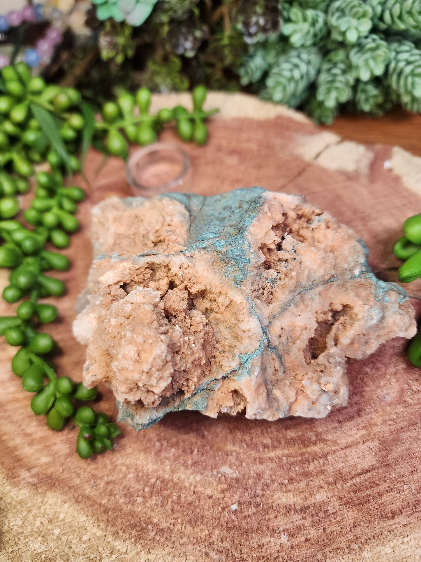 Pink amethyst druzy large