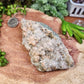 Pink amethyst raw specimen druzy