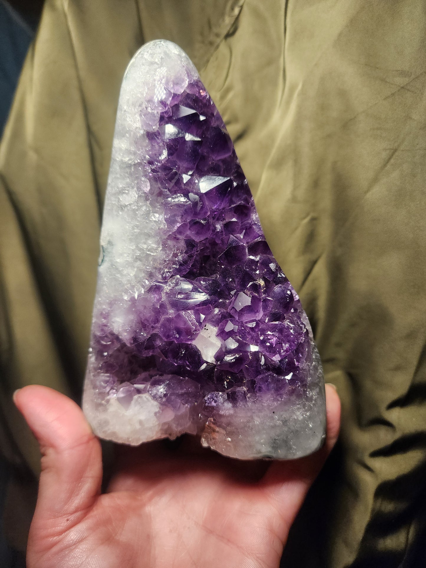 Large Amethyst cut base cathedral