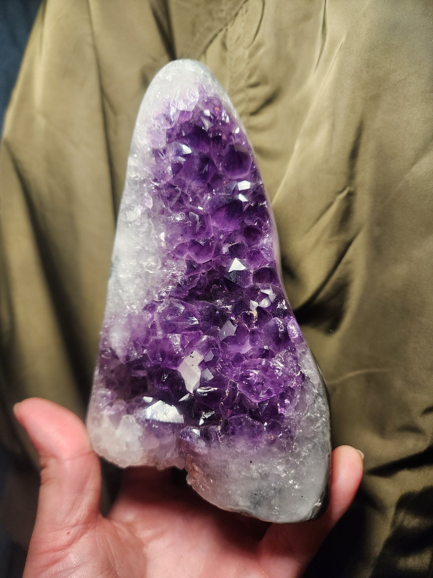 Large Amethyst cut base cathedral